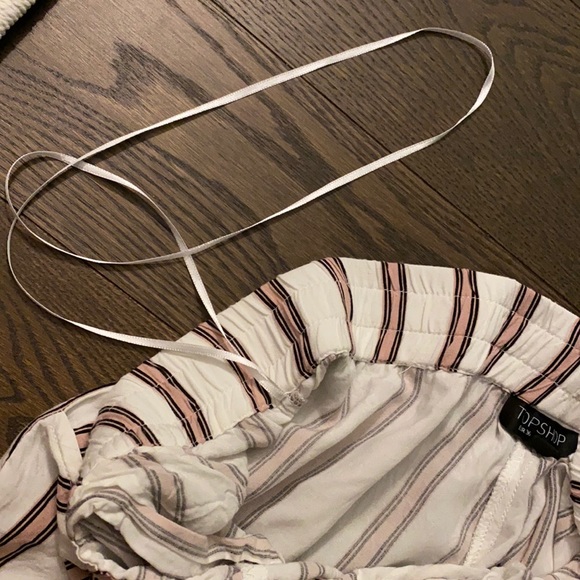Topshop | Striped Drawstring Waist Casual Pants and Top - Picture 9 of 16